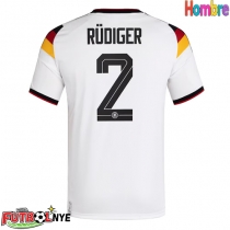 Camiseta Alemania Antonio Rudiger #2 Primera Equipación Mundial 2026 manga corta